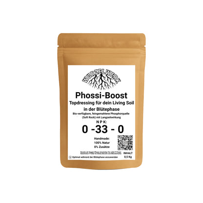 Wurzelwerk Phossi-Boost fein gemahlenes  Phosphor Topdressing für Living Soil